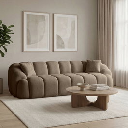 Atelier Del Sofa Octavio - Sofá de 4 plazas Marrón
